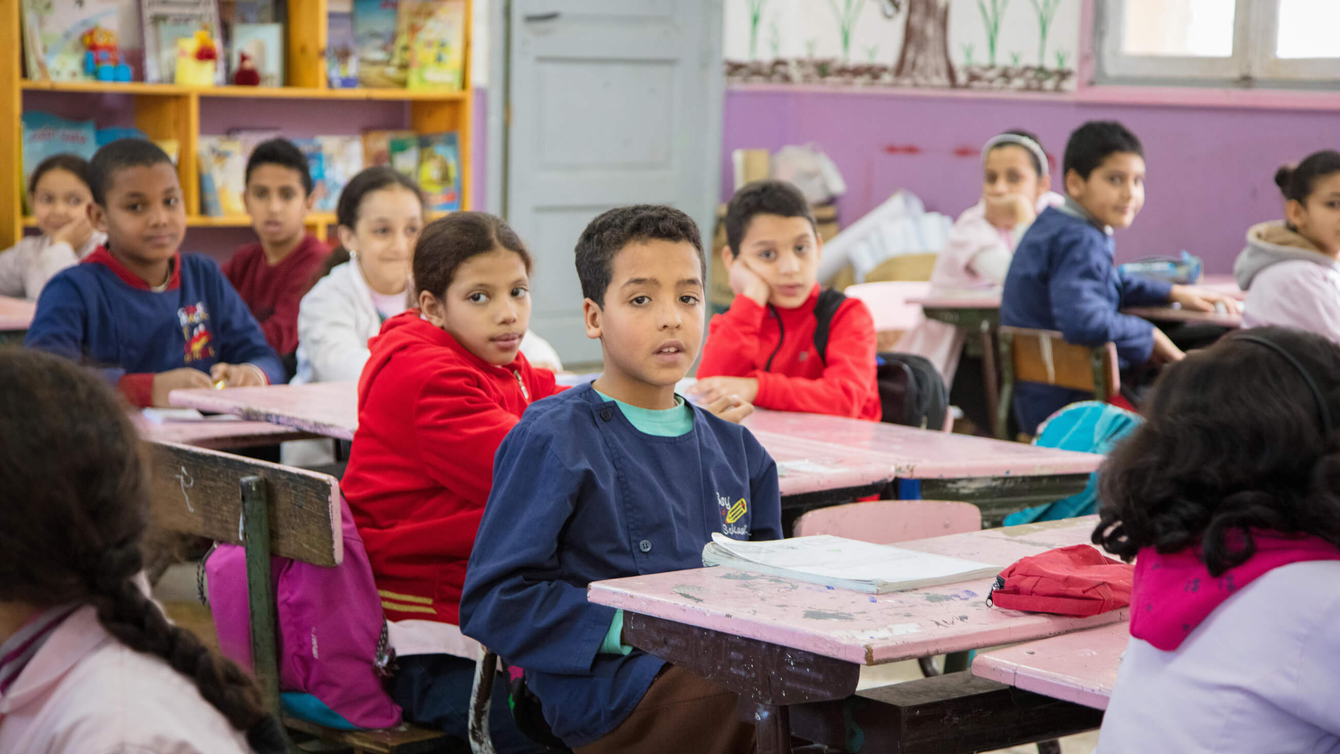 classe d'enfants à Casablanca